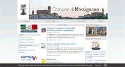 Desktop Screenshot of comune.massignano.ap.it